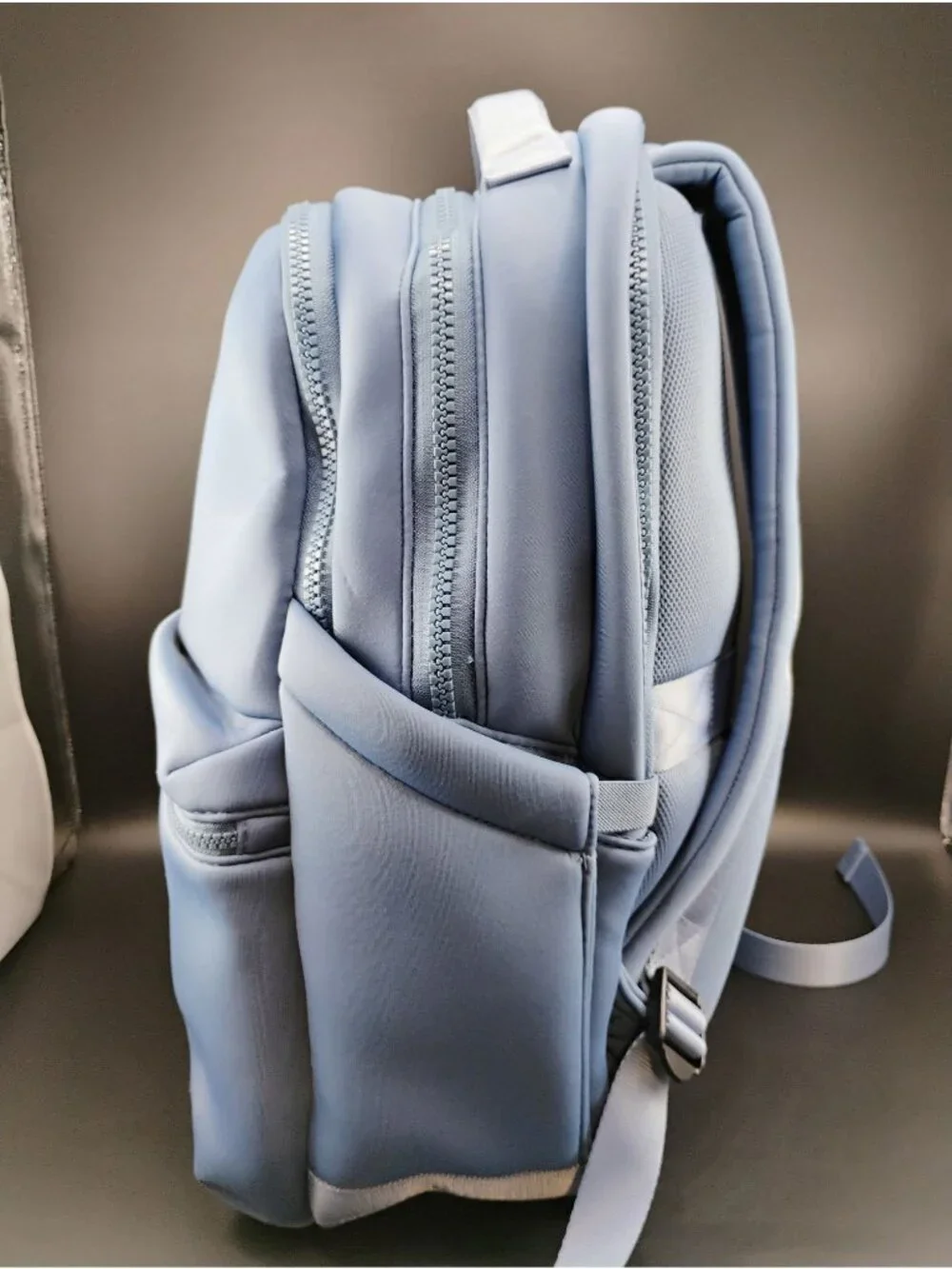 All In Motion Light Blue Backpack With Multiple Compartments & Adjustable Straps
